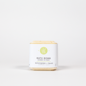 Lemongrass + Laurel Bath Bomb - Image 1
