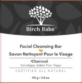 Facial Cleansing Bar - Charcoal - Image 1