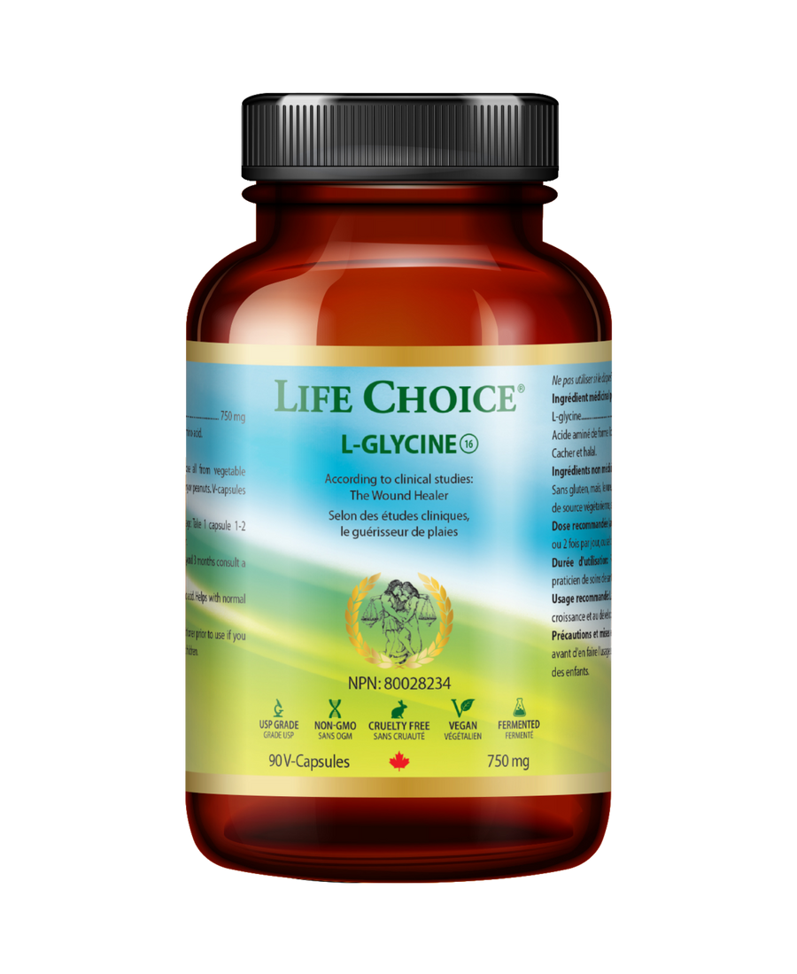 Life Choice - L-Glycine 750mg, 90vcaps - Image 1