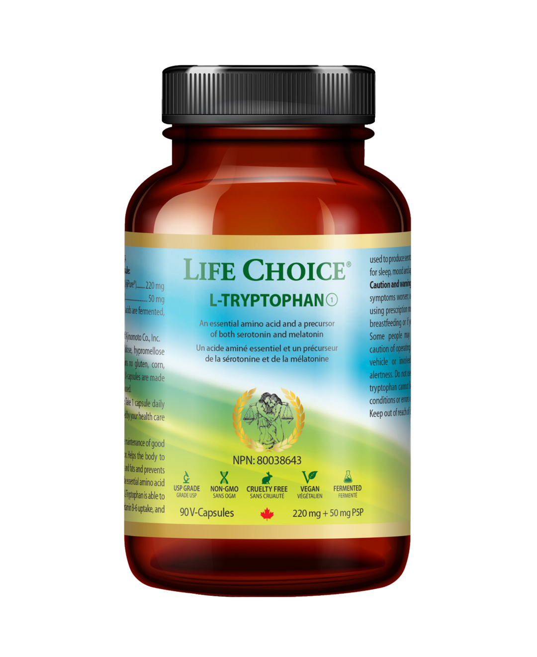 Life Choice - L-Tryptophan220+50mg B6,60vcap - Image 1