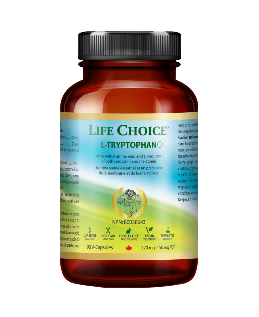 Life Choice - L-Tryptophan220+50mg B6,60vcap - Image 1