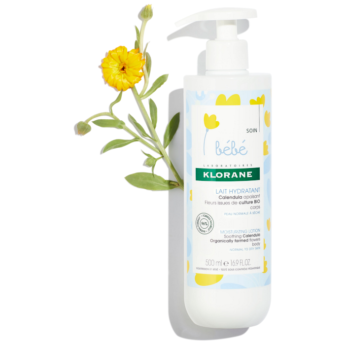 Klorane Moisturizing Lotion - Soothing Calendula, 500  ML