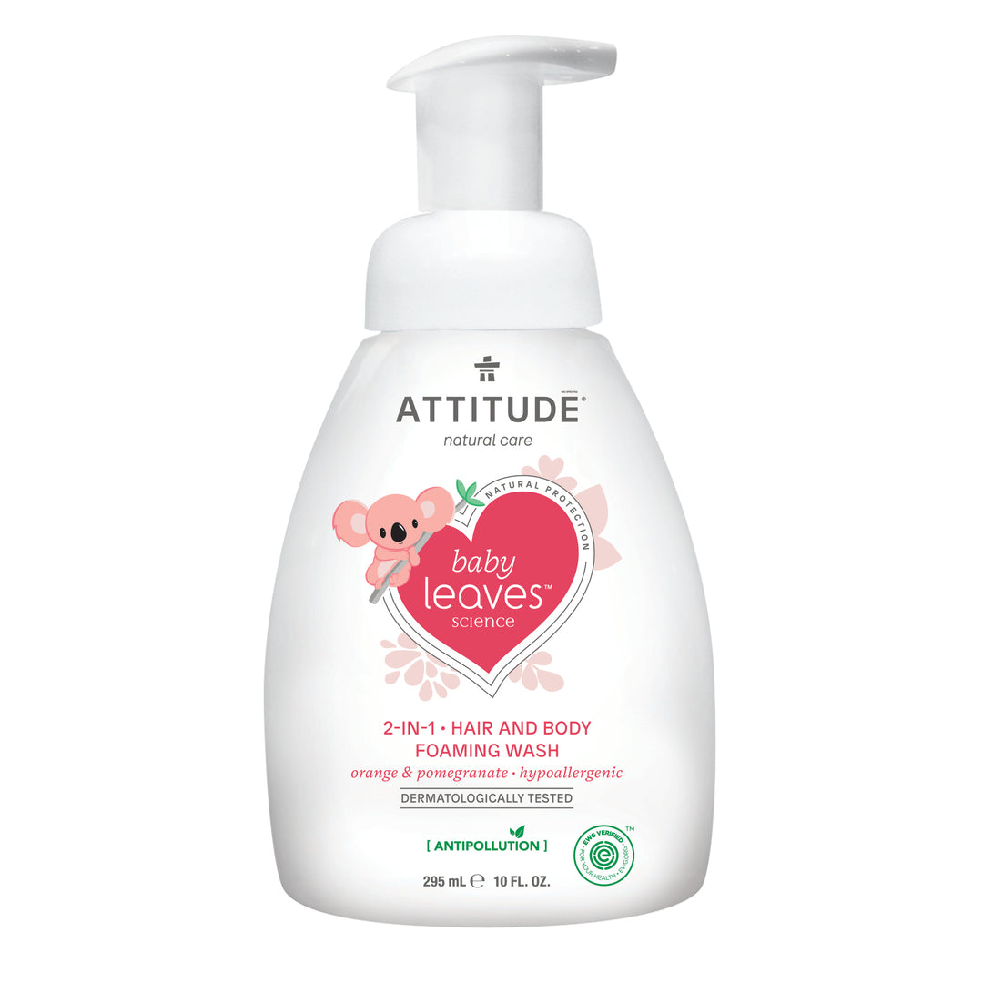 Attitude 2in1 Foaming Wash Orange Pom