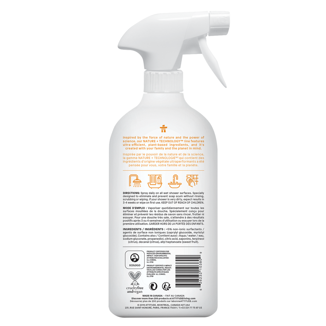 Attitude Daily Shower & Tile Cleaner Citrus