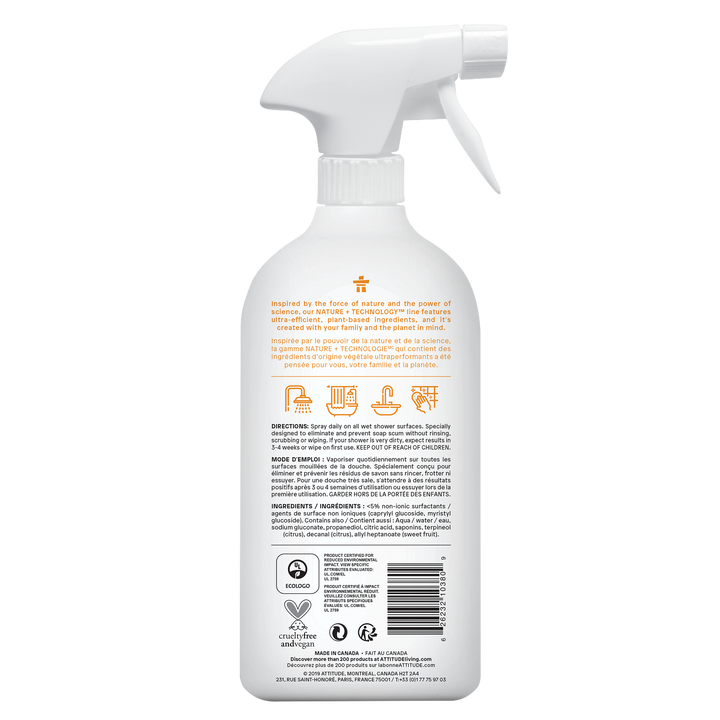 Attitude Daily Shower & Tile Cleaner Citrus