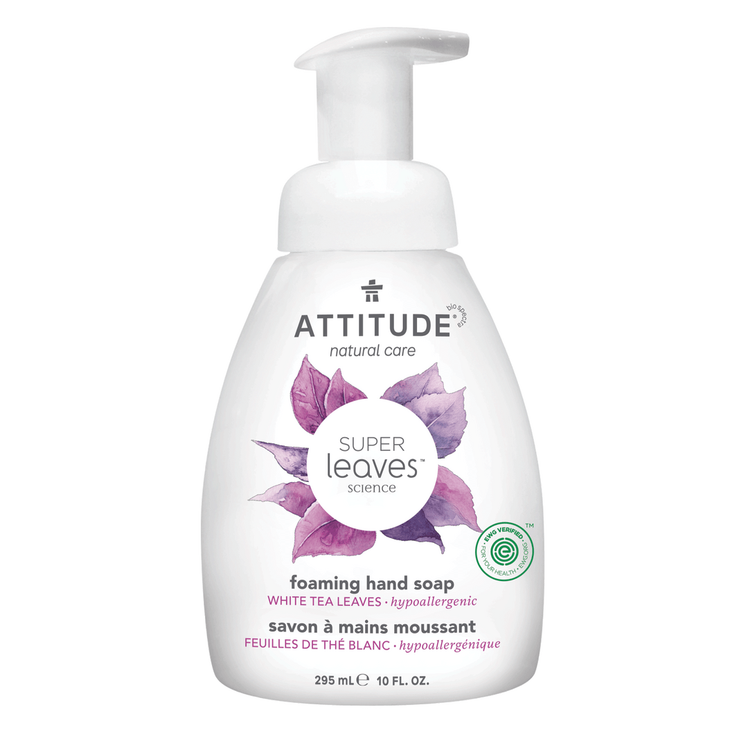 Attitude Foaming Hand Soap -White Tea Leaves