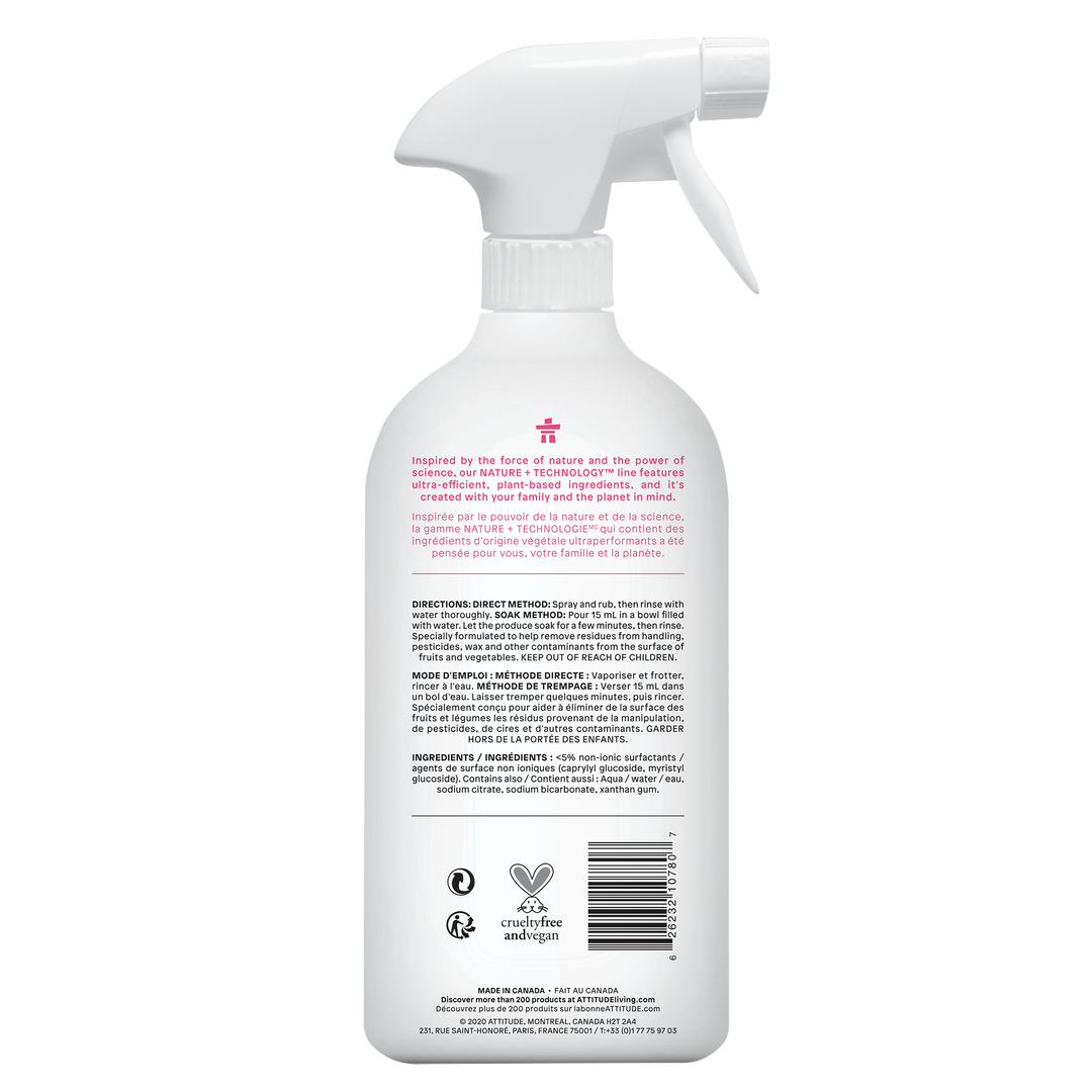 Attitude Fruit & Vegetable Wash Frag.-Free