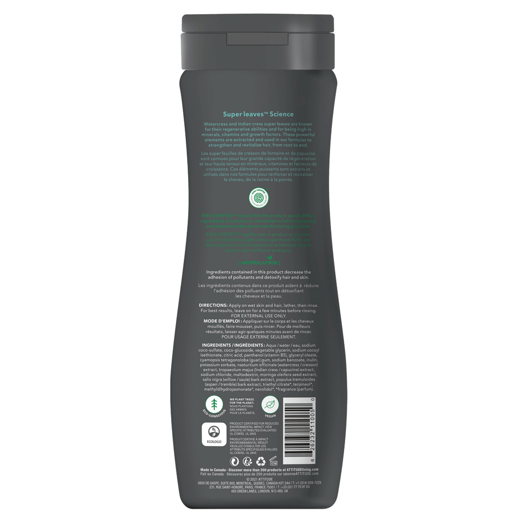 Attitude MEN 2in1 Shampoo & Body- Scalp Care