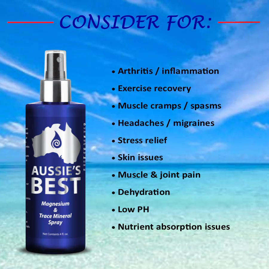 Aussie's Best Magnesium & Trace Mineral Spray, 120ml