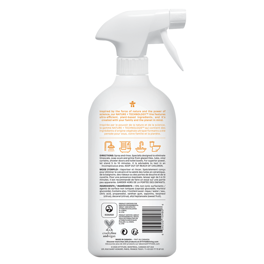 Attitude Bathroom Cleaner Citrus Zest