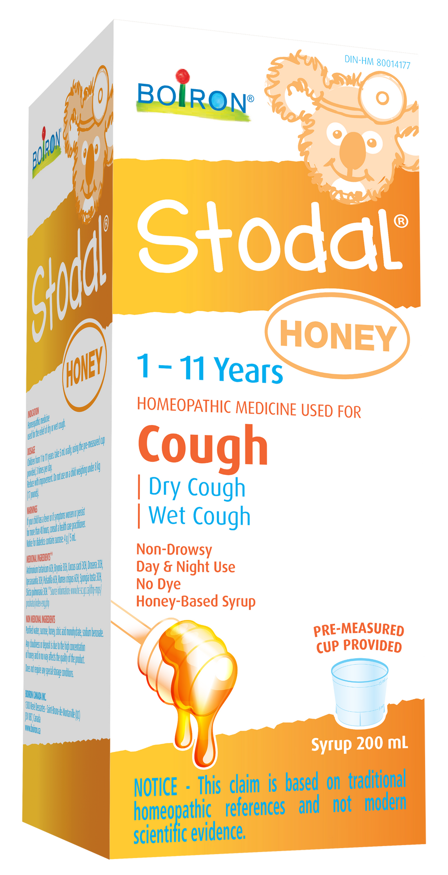 Boiron Stodal Kids Hny Cough Syrup