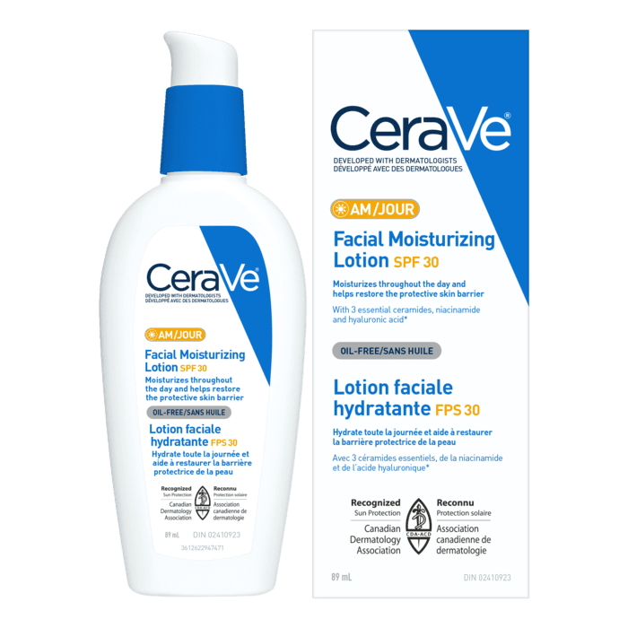 CeraVe AM Facial Moisturizing Lotion SPF 30, 89ml