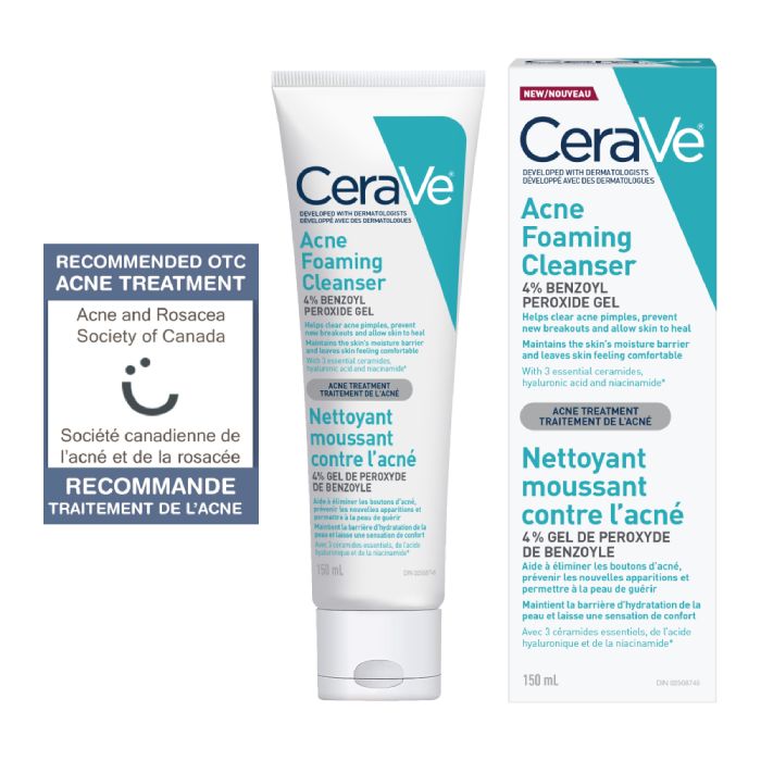 CeraVe Acne Foaming Cleanser, 150ml