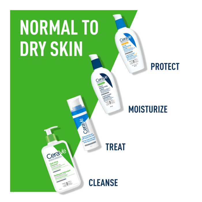 CeraVe Hydrating Facial Cleanser Travel Size, 87ml