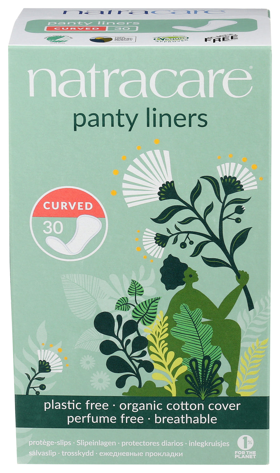 Natracare Curved Panty Liners