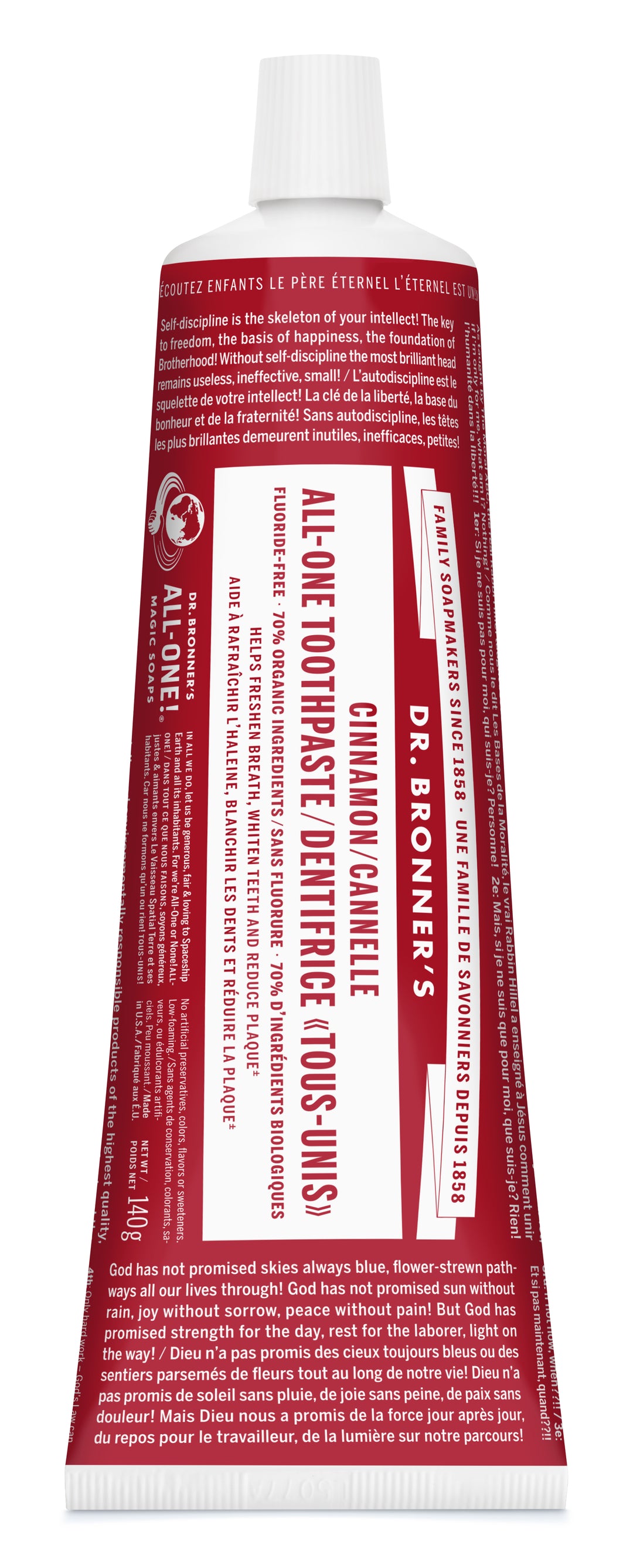 Dr. Bronner's Cinnamon All-One Toothpaste