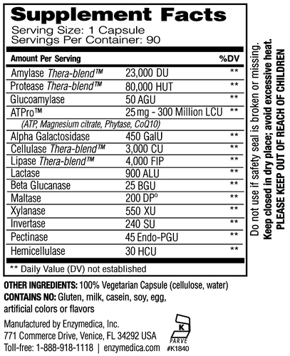 Enzymedica Digest Gold, 90 caps