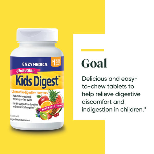 Enzymedica Kids Digest, 60 chewable