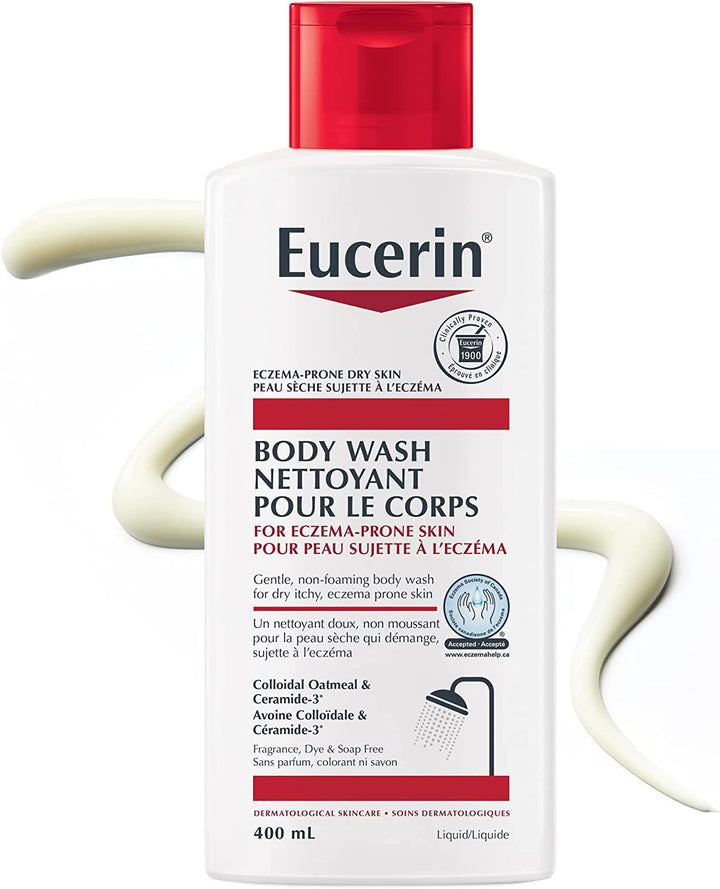 Eucerin Body Wash for Eczema Prone Skin, 400ml