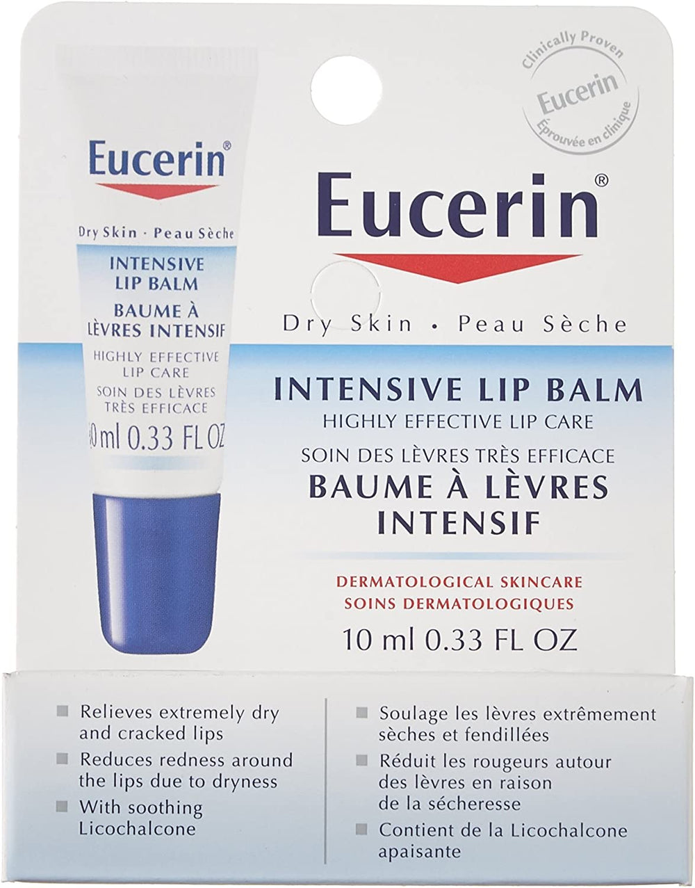 Eucerin Intensive Lip Balm, 10ml