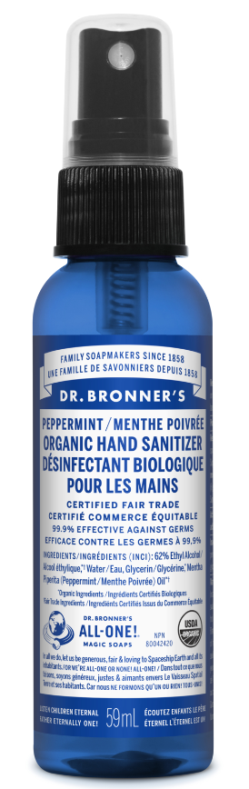 Dr. Bronner's  Peppermint Organic Hand Sanitizer