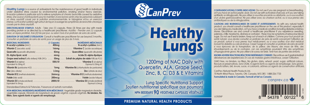 CanPrev Healthy Lungs