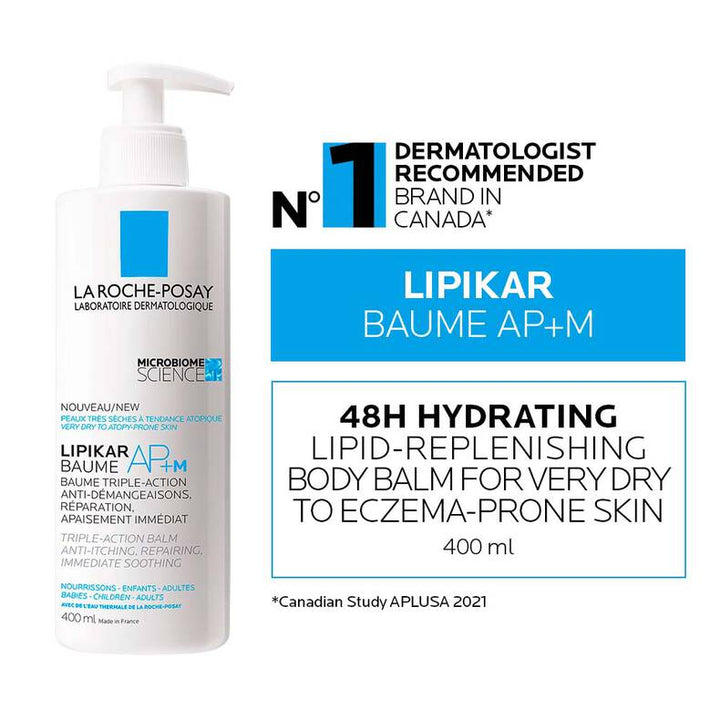 La Roche-Posay Lipikar Baume AP+M Body Moisturizer, 400ml