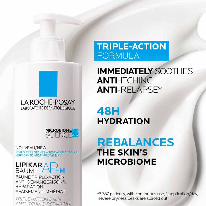 La Roche-Posay Lipikar Baume AP+M Body Moisturizer, 400ml