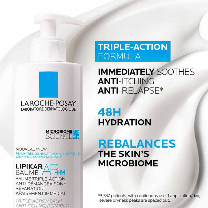 La Roche-Posay Lipikar Baume AP+M Body Moisturizer, 400ml