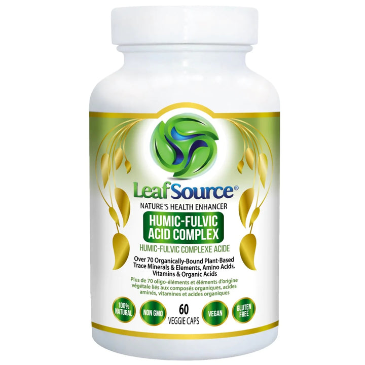 LeafSource Humic-Fulvic Complex Acid, 60 veggie capsules