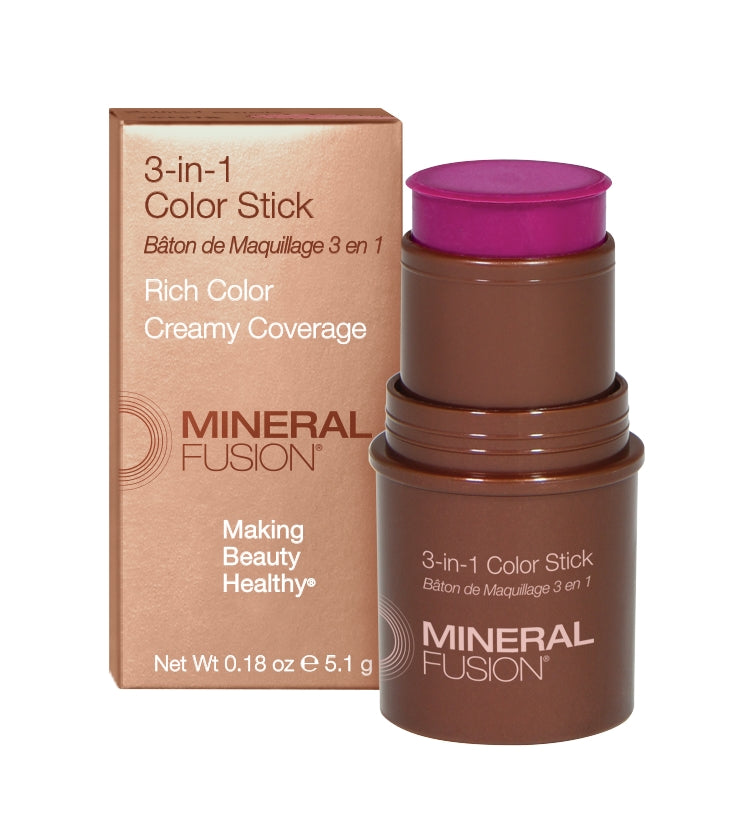 Mineral Fusion 3-In-1 Color Stick Berry Glow