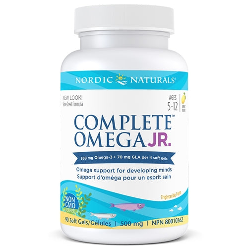 Nordic Naturals Complete Omega Junior - Lemon, 90 Softgels