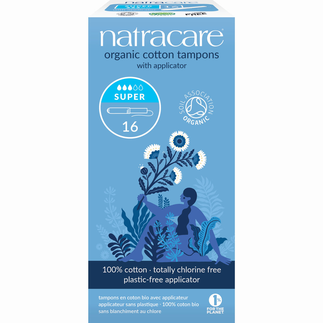 Natracare ORGANIC Super Applicator Tampons