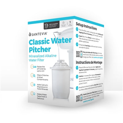 Santevia Alkaline Pitcher Filter, Single