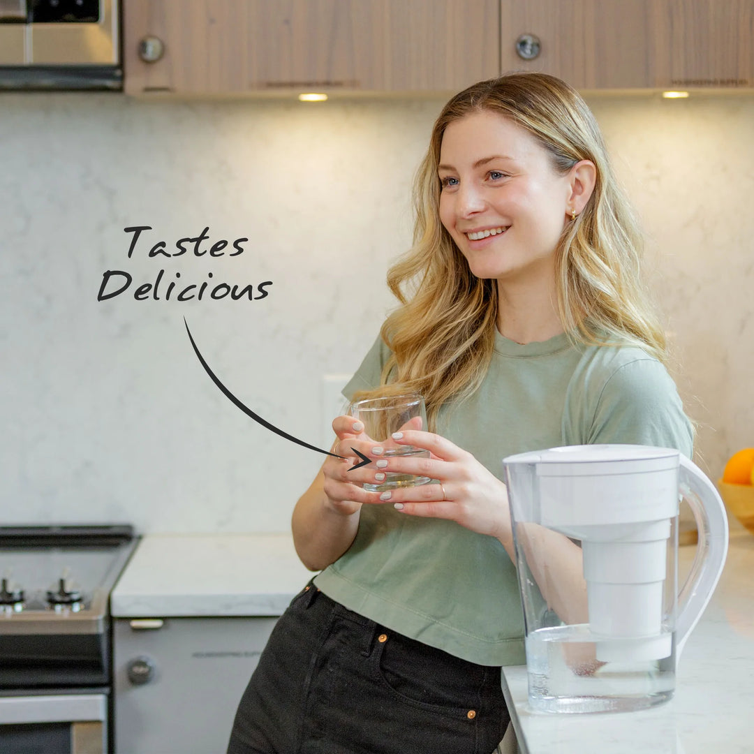 Santevia Alkaline Pitcher, MINA Slim, Filter, Single