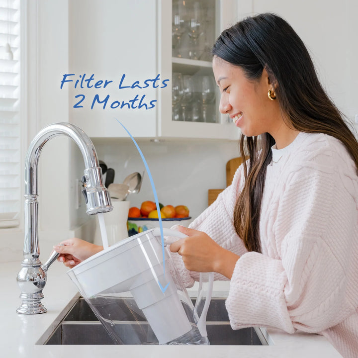 Santevia Alkaline Pitcher, MINA Slim, Filter, Single