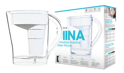 Santevia Alkaline Pitcher, MINA Slim, White