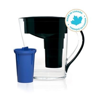 Santevia Alkaline Pitcher, MINA, Black