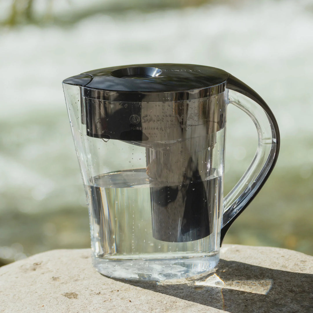 Santevia Alkaline Pitcher, MINA, Black