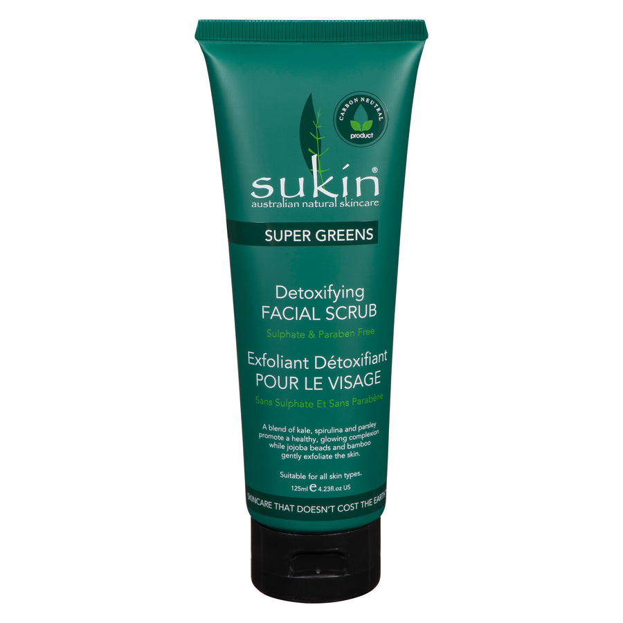 Sukin Detoxifying Facial Scrub | Super Greens 125ml