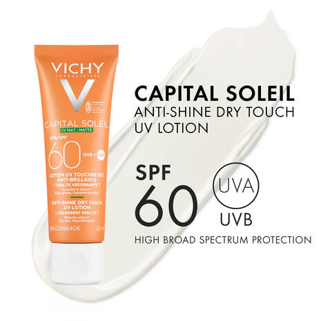 Vichy Capital Soleil Anti-Shine Dry Touch UV Lotion SPF 60, 50ml