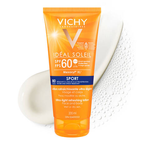 Vichy Ideal Soleil Sport Ultra-Light Refreshing Lotion SPF 60, 200ml